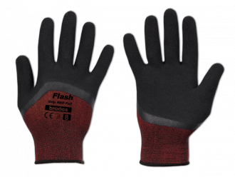 Rękawice ochronne FLASH GRIP RED FULL lateks, rozmiar 10
