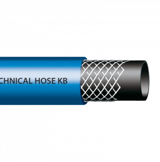 Wąż techniczny zbrojony KB (BLUE) - warsztatowy, 6mm
