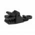 BUNGEE CORD CLIPS klips zaciskowy krokodyl  - luz (10szt.) black