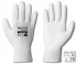 Rękawice ochronne PURE WHITE poliuretan, rozmiar 8